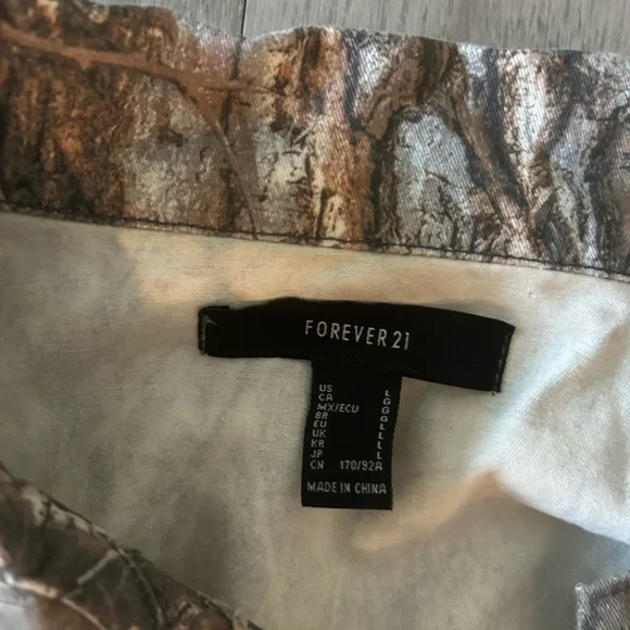 Forever 21 Multicolor Camouflage Jean Jacket - Picture 2 of 4